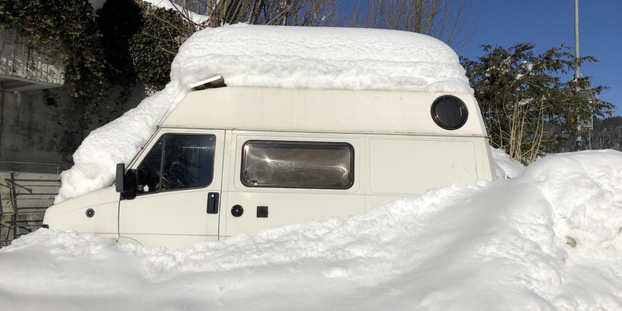 Camper in den Winterschlaf bringen